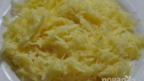 картофельная запеканка из тертого картофеля