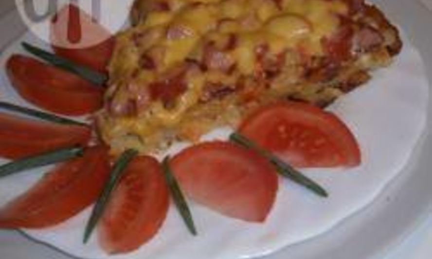 Рецепт картофельной запеканки на сковороде