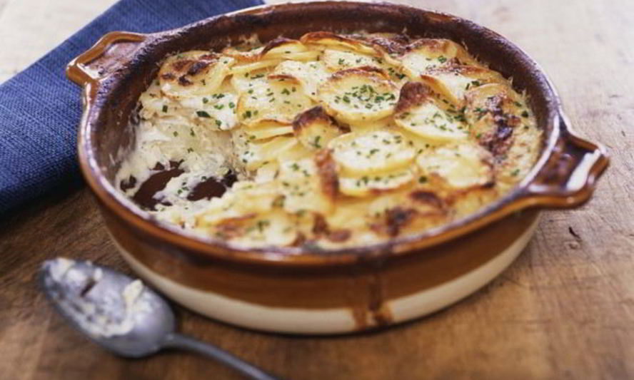 Рецепт картофельной запеканки с белыми грибами