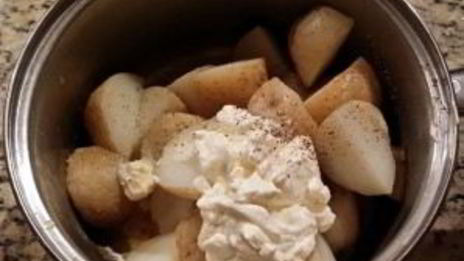 картофельная запеканка с курицей и грибами