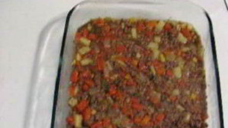 картофельная запеканка с мясом