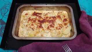 Картофельно-капустная запеканка