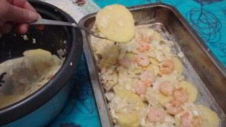 картофельно-капустная запеканка