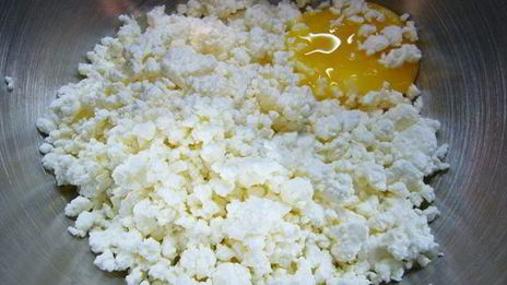 манная запеканка на апельсиновом соке с творогом