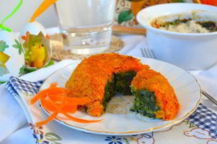 Морковная мини-запеканка