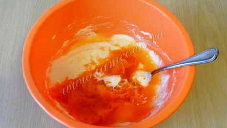 морковная запеканка с творогом