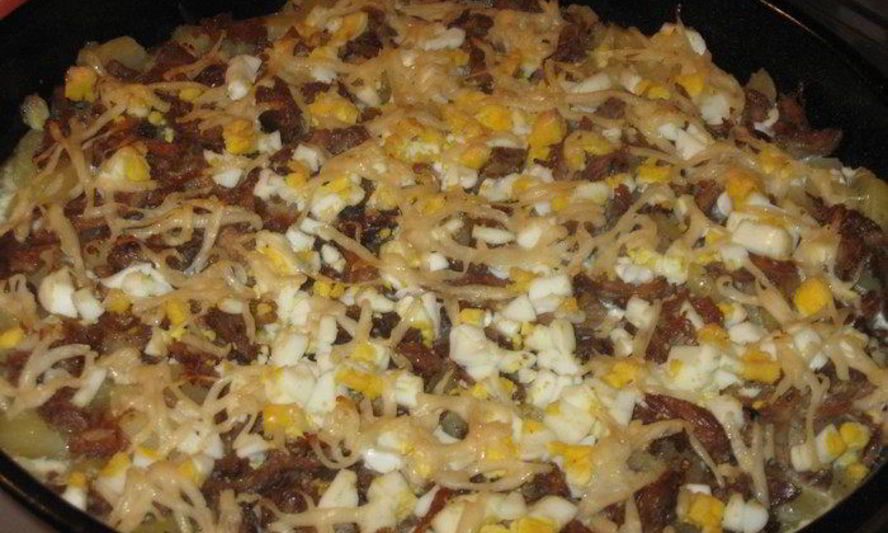 Рецепт мясной запеканки