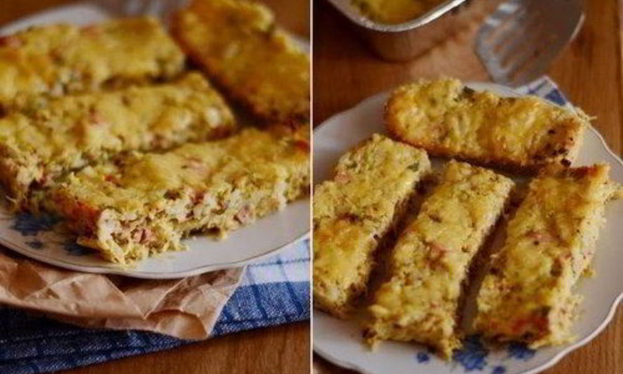 Рецепт овощной запеканки с рисом и сыром по-французски