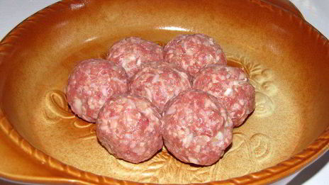 овощная запеканка с тефтельками