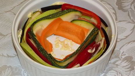 овощная запеканка улитка