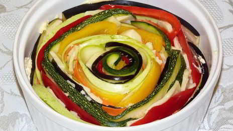 овощная запеканка улитка