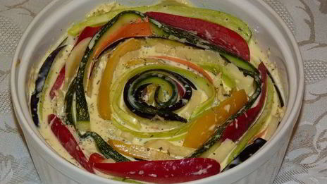 овощная запеканка улитка