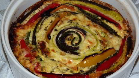 овощная запеканка улитка