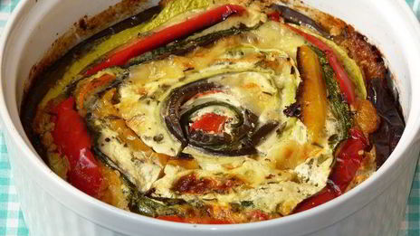 овощная запеканка улитка