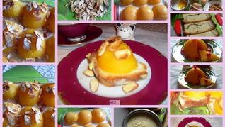 Персиковая запеканка