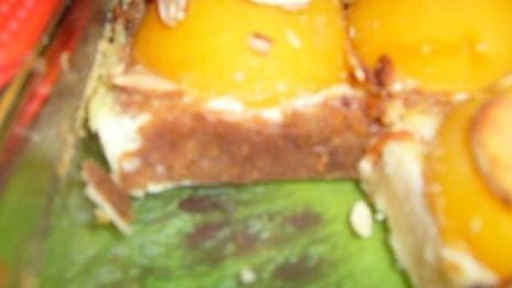 персиковая запеканка