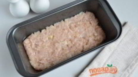 разноцветная запеканка с куриным фаршем