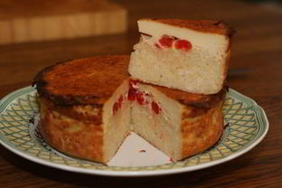 Рисовая запеканка с вишней