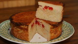 Рисовая запеканка с вишней