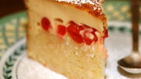 рисовая запеканка с вишней