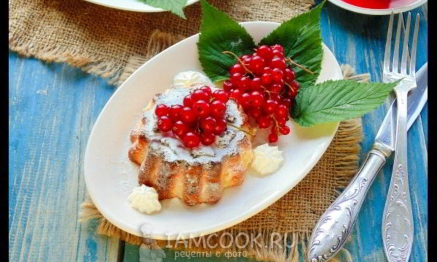 Рецепт творожной запеканки без манки