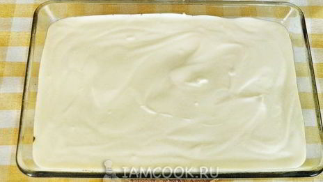 творожная запеканка под сметанной заливкой