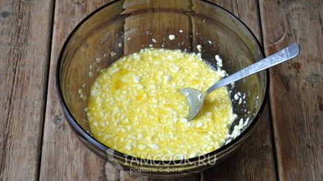 творожная запеканка с черешней