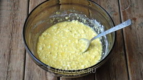 творожная запеканка с черешней