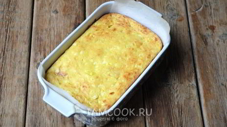 творожная запеканка с черешней