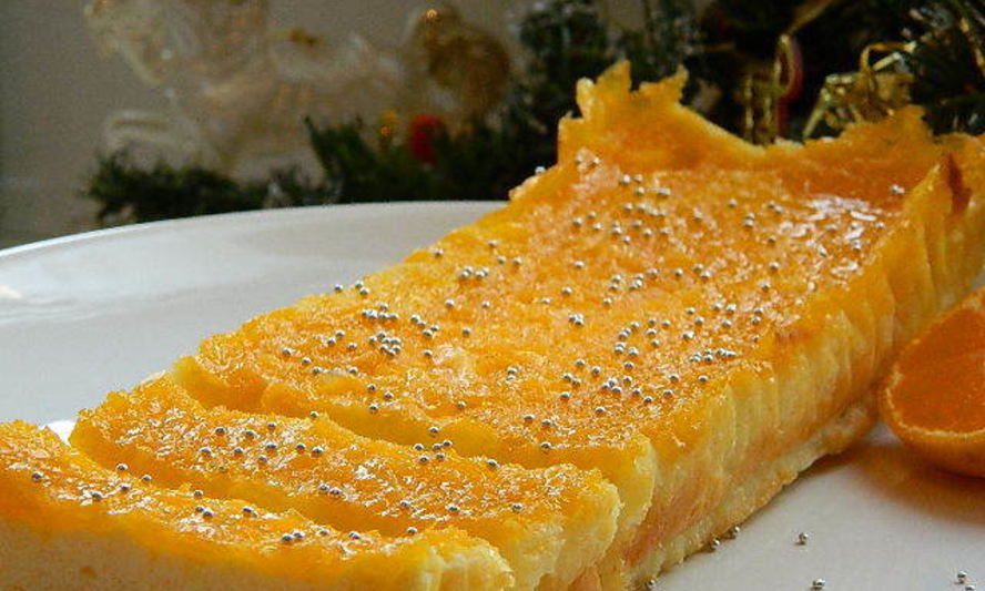 Рецепт творожной запеканки с мандаринами
