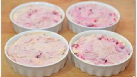 творожная запеканка с ягодами