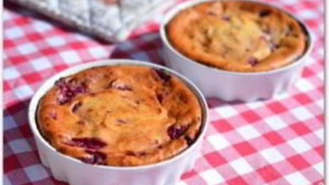 творожная запеканка с ягодами