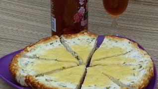 Творожная запеканка с зеленью