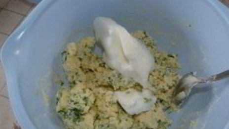 творожная запеканка с зеленью