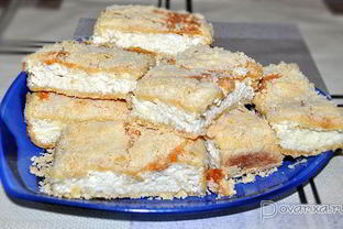 Творожная запеканка со штрейзелем