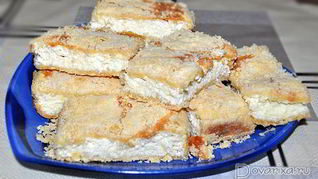 Творожная запеканка со штрейзелем