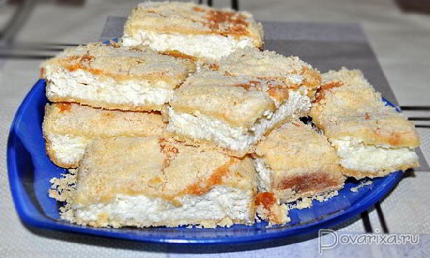 Рецепт творожной запеканки со штрейзелем