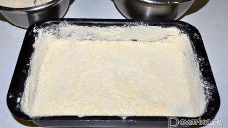 творожная запеканка со штрейзелем