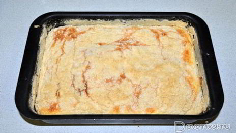 творожная запеканка со штрейзелем