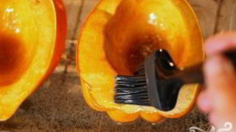 яблочно-луковая запеканка в сквоше