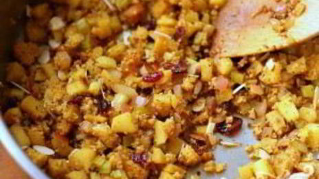 яблочно-луковая запеканка в сквоше