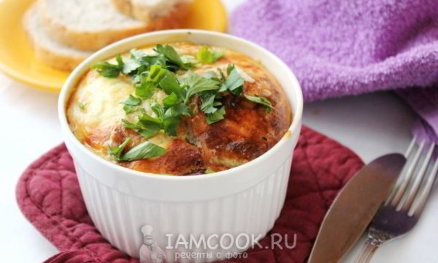 Рецепт запеканки баклажанной с мясным фаршем