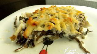 Запеканка дальневосточная из рыбы с морской капустой