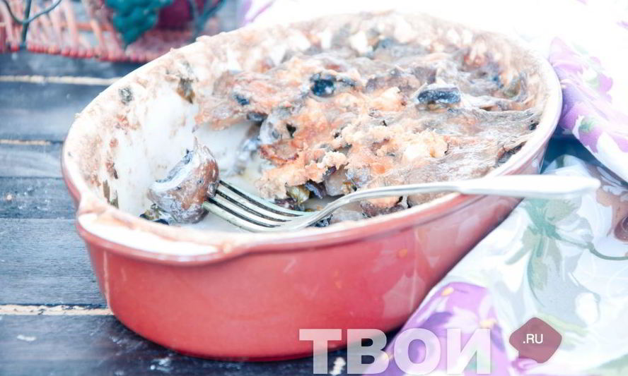 Рецепт запеканки грибной