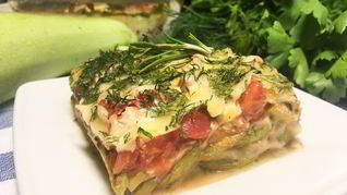 Запеканка из кабачков