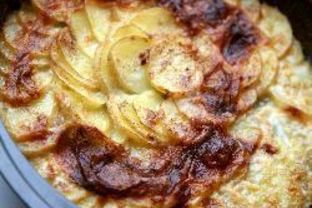 Запеканка из картофеля со сливками