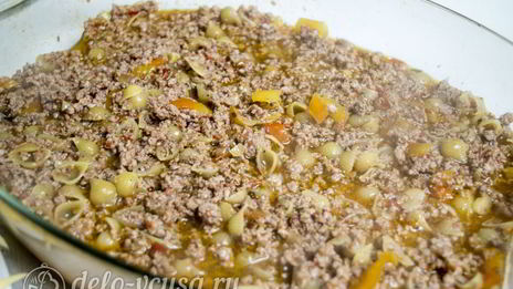 запеканка из макарон с фаршем и сыром