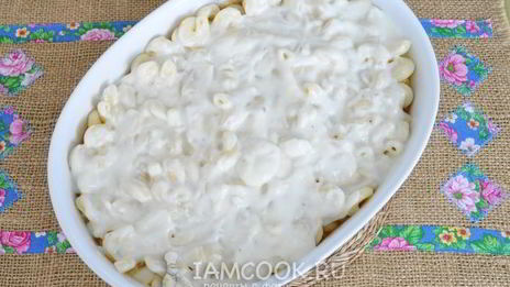 запеканка из макарон с курицей