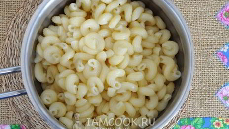 запеканка из макарон с курицей