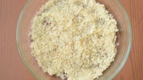 запеканка из семги, риса и брокколи